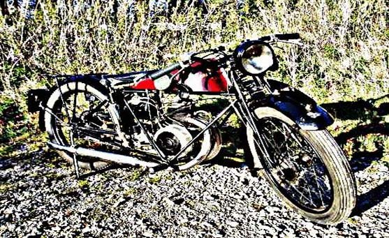 Francis Barnett Model9 motorbike A4 Photo Print
