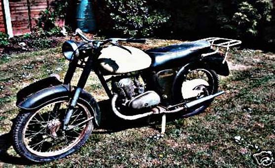 Francis Barnett Plover motorbike A4 Photo Print