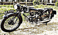 Francis Barnett Supersport motorbike A4 Photo Print