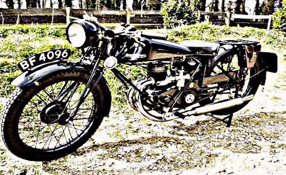 Francis Barnett Supersport motorbike A4 Photo Print