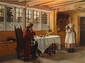 Francis Davis Millet at the inn millet fd millet Art A4 Photo Print