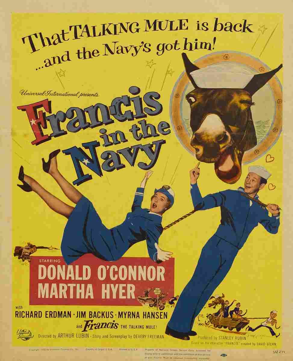 Francis in the Navy 01  film star poster A4 Photo Print