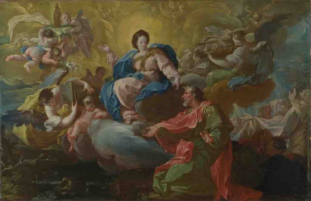 Francisco Bayeu y Subias Saint James being visited by the Virgin A4 Photo Print