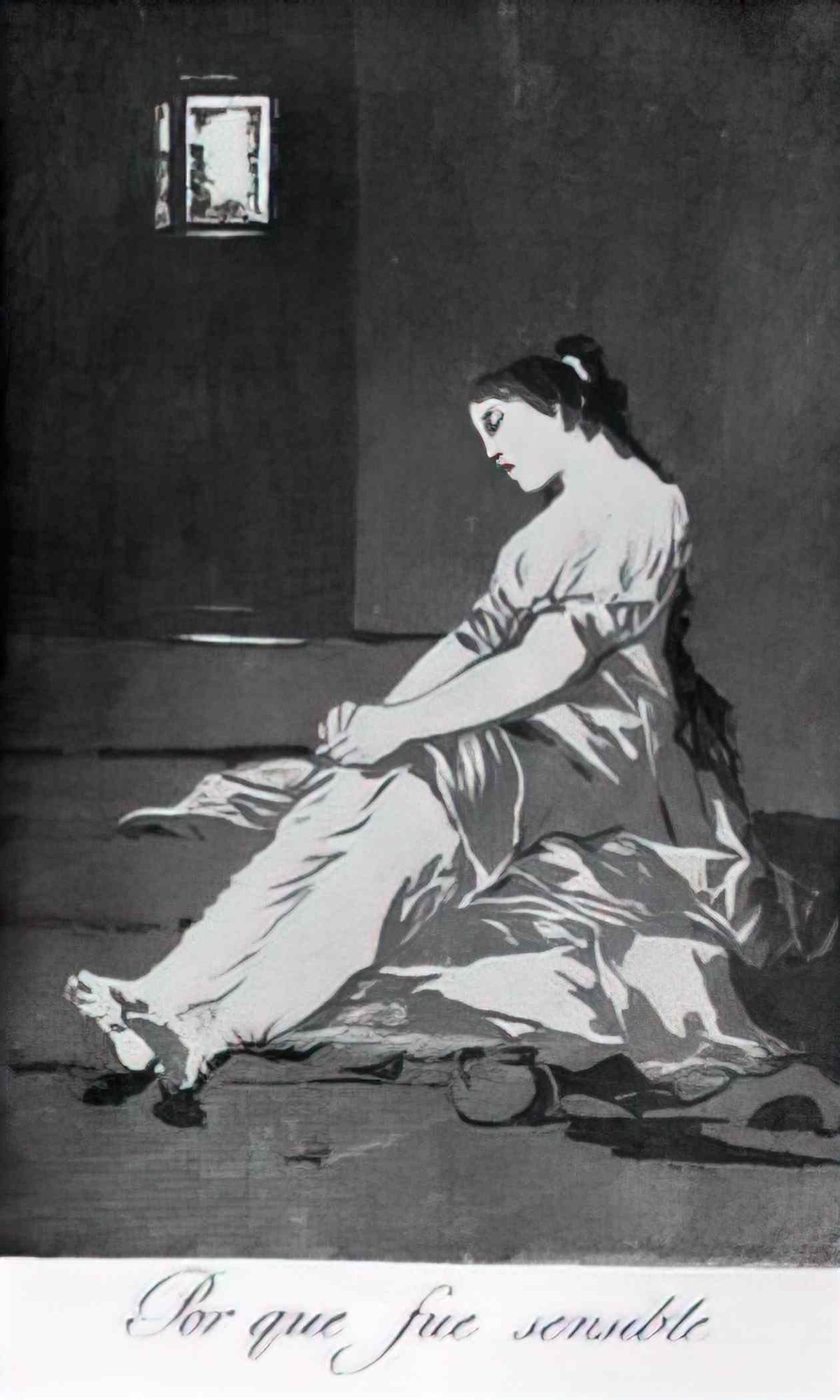 Francisco Goya because she was susceptible 1799 Art A4 Photo Print