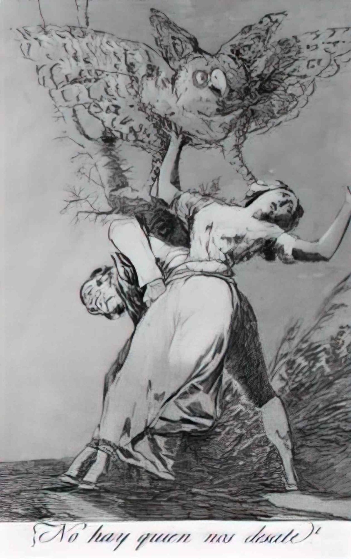 Francisco Goya can t anyone untie us 1799 Art A4 Photo Print