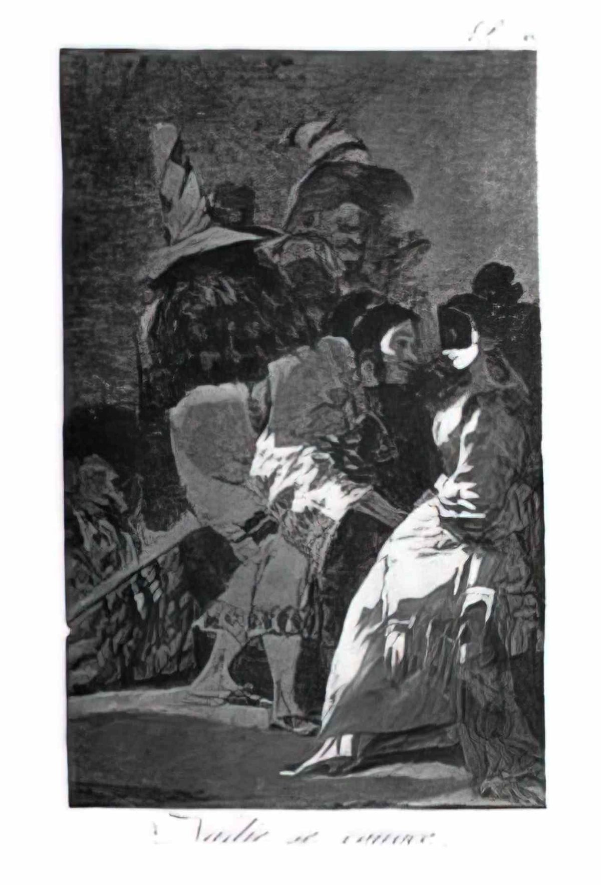 Francisco Goya nobody knows anybody 1799 Art A4 Photo Print