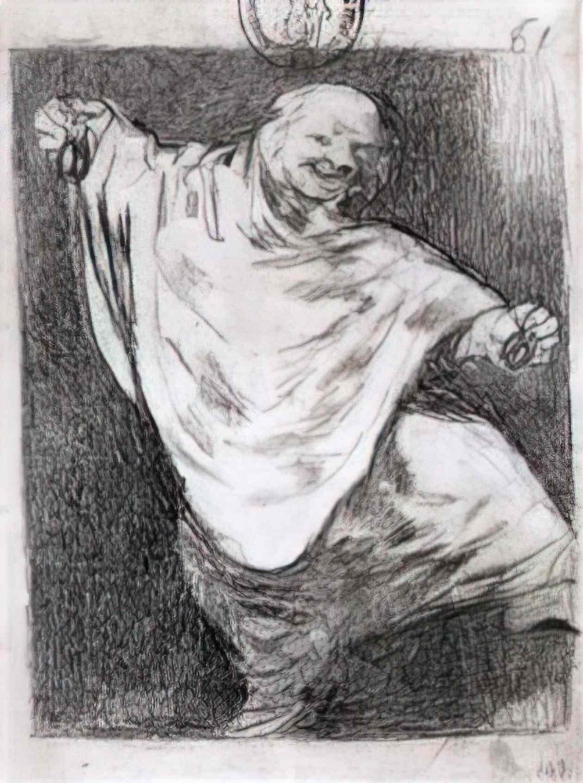 Francisco Goya a village bullfight 1814 Art A4 Photo Print