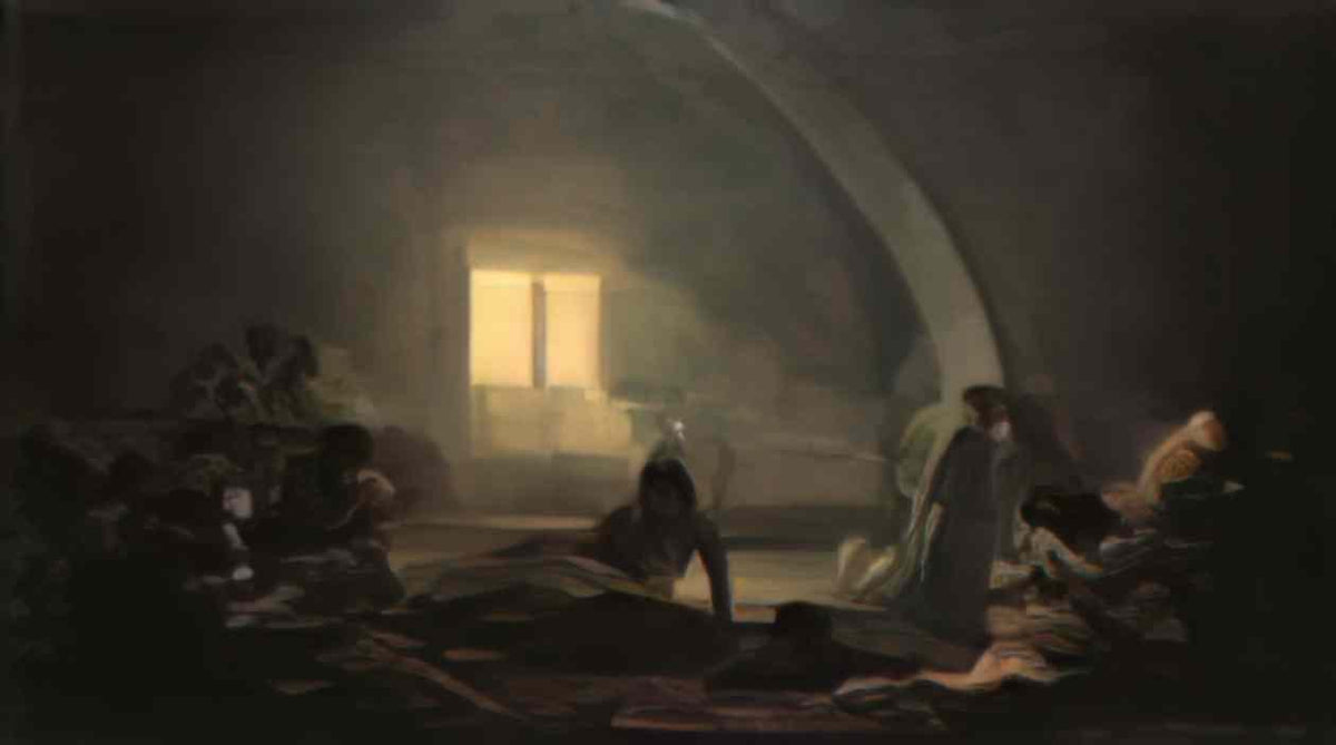 Francisco Goya plague hospital 1800 Art A4 Photo Print