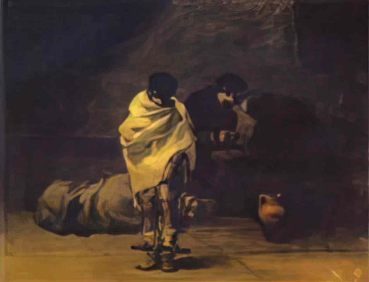 Francisco Goya blind man s buff 1789 Art A4 Photo Print
