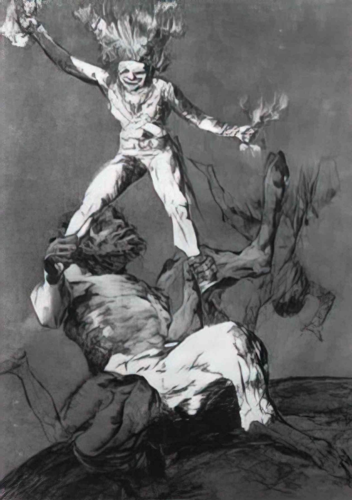 Francisco Goya brigand stripping a woman 1800 Art A4 Photo Print