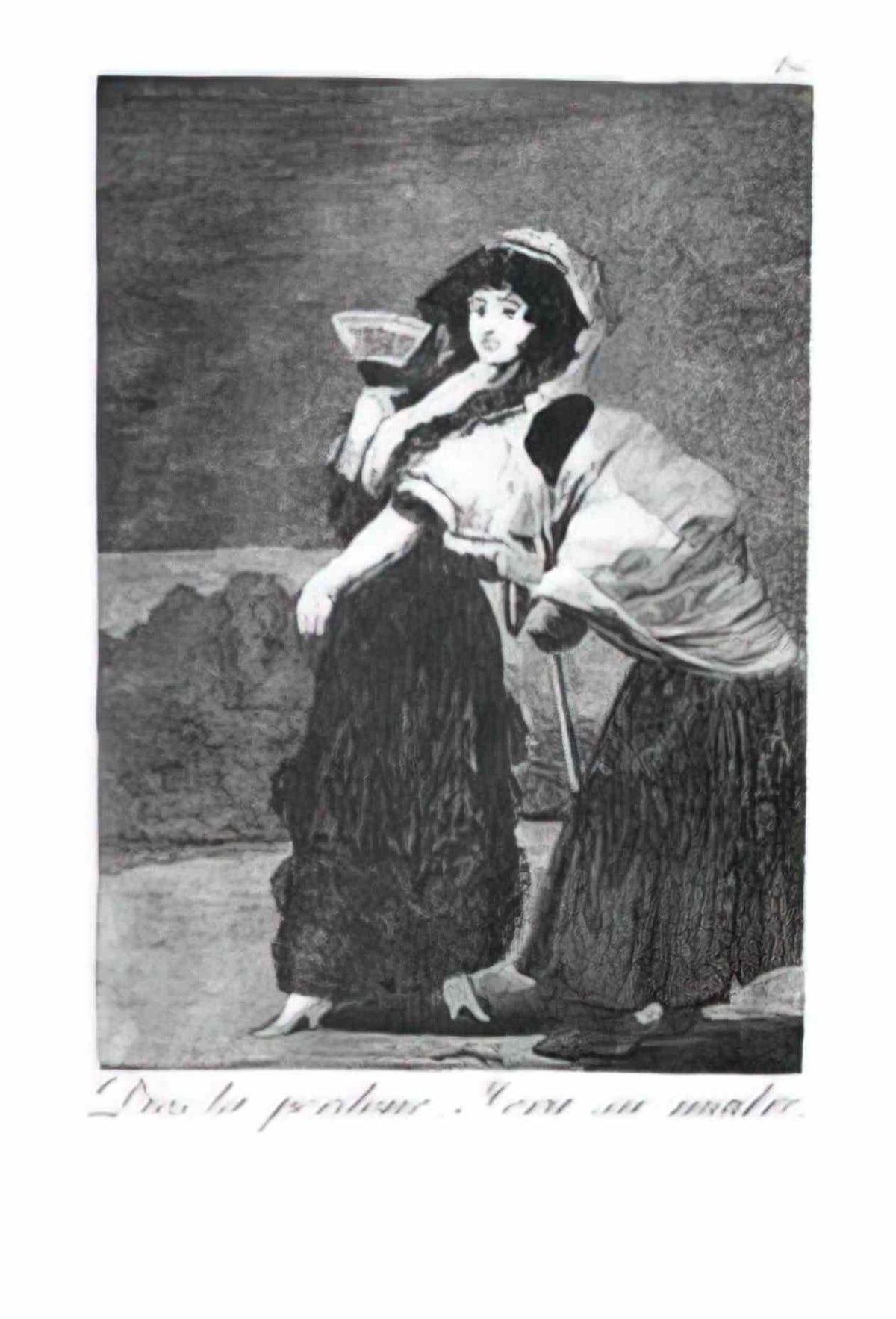 Francisco Goya should god forgive her she was her mother 1799 Art A4 Photo Print