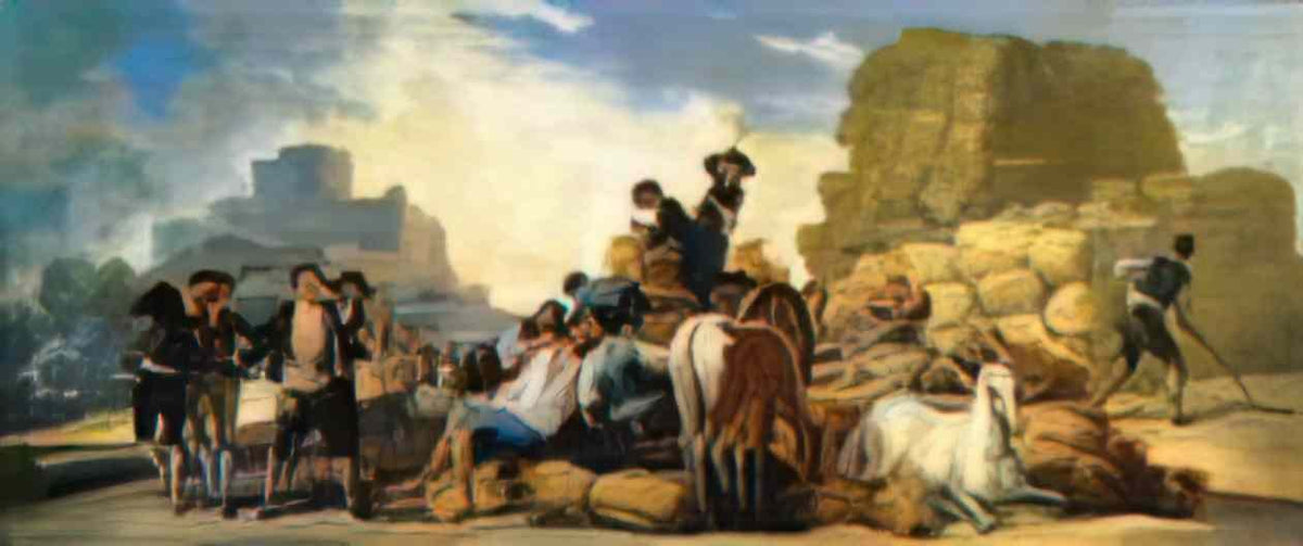 Francisco Goya summer or the harvest 1786 Art A4 Photo Print