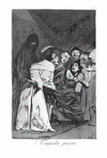 Francisco Goya swallow it dog 1799 Art A4 Photo Print
