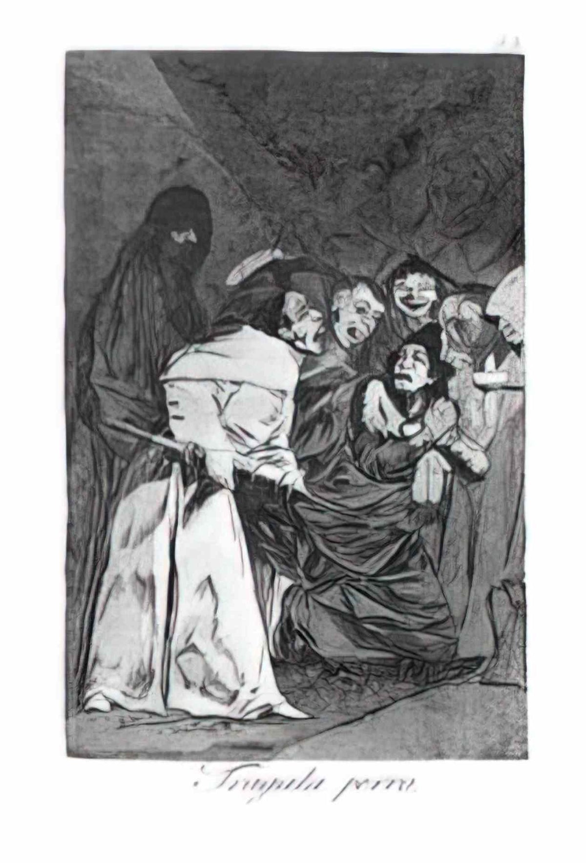 Francisco Goya swallow it dog 1799 Art A4 Photo Print
