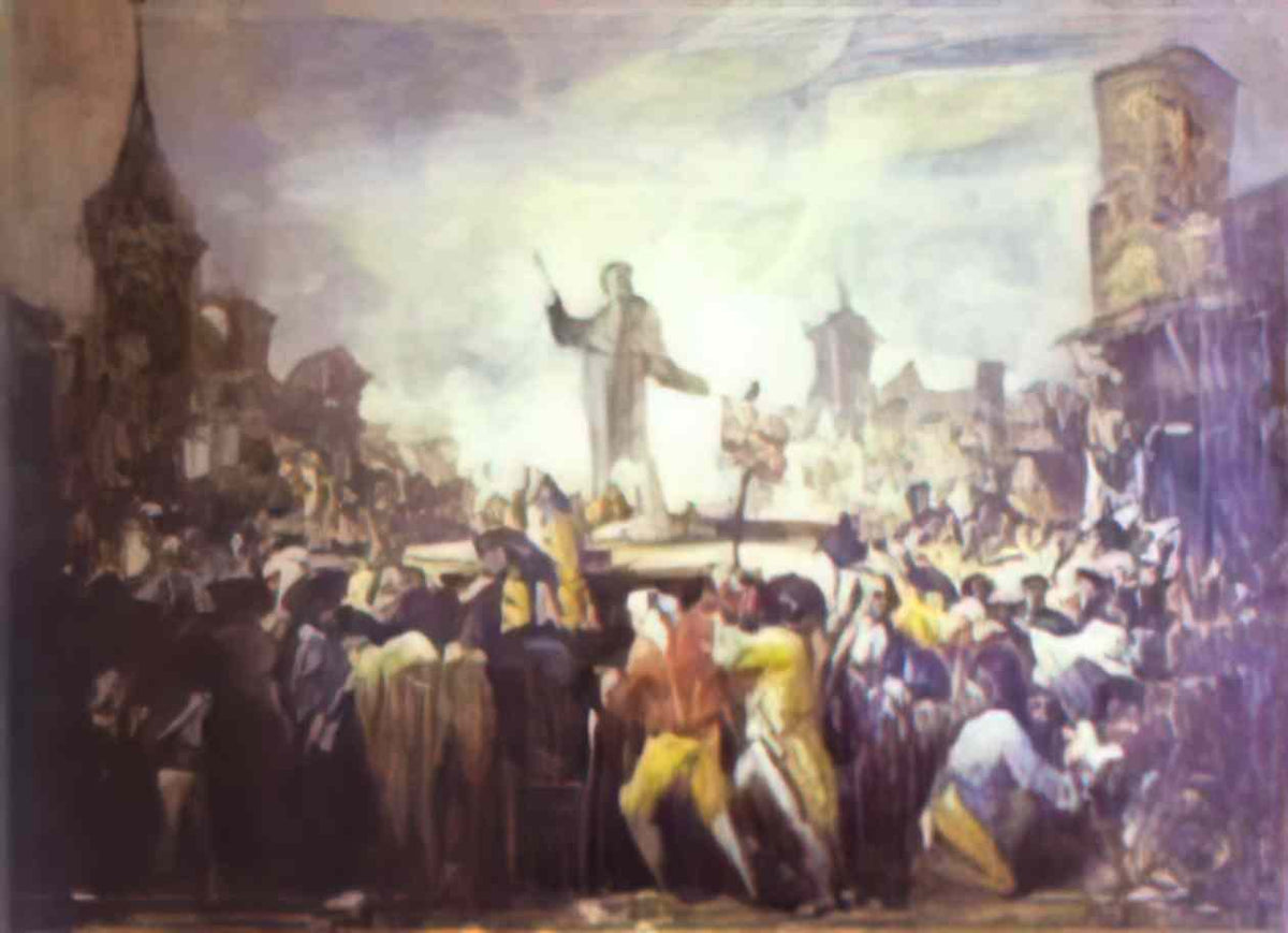 Francisco Goya he broke the pitcher 1799 Art A4 Photo Print