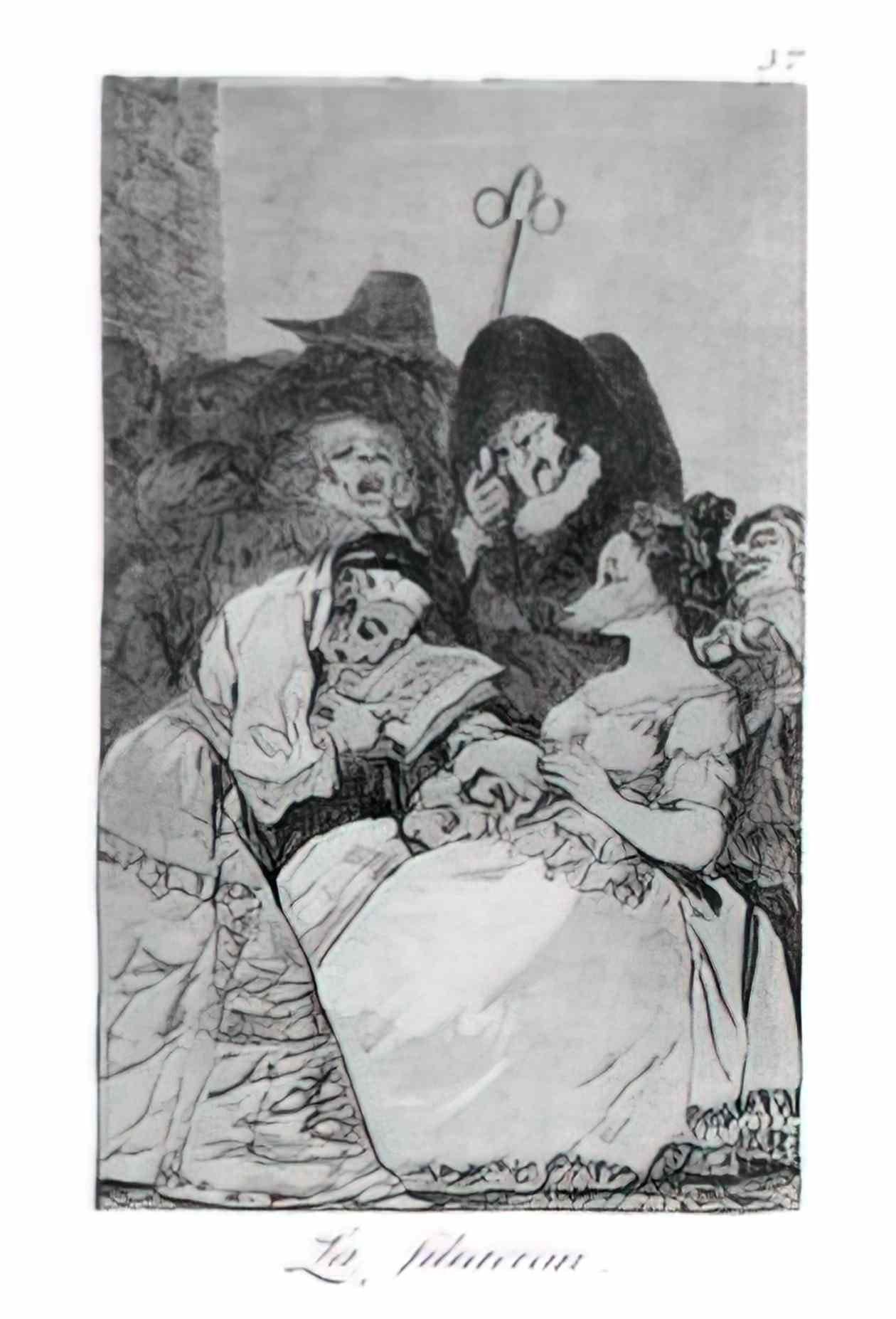 Francisco Goya the lineage 1799 Art A4 Photo Print