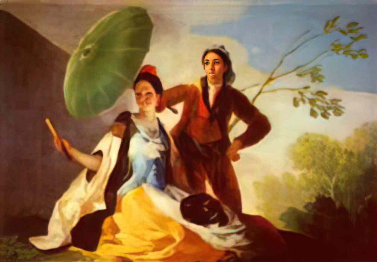 Francisco Goya lads getting on with the job 1799 Art A4 Photo Print