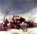 Francisco Goya the snowstorm winter 1787 Art A4 Photo Print
