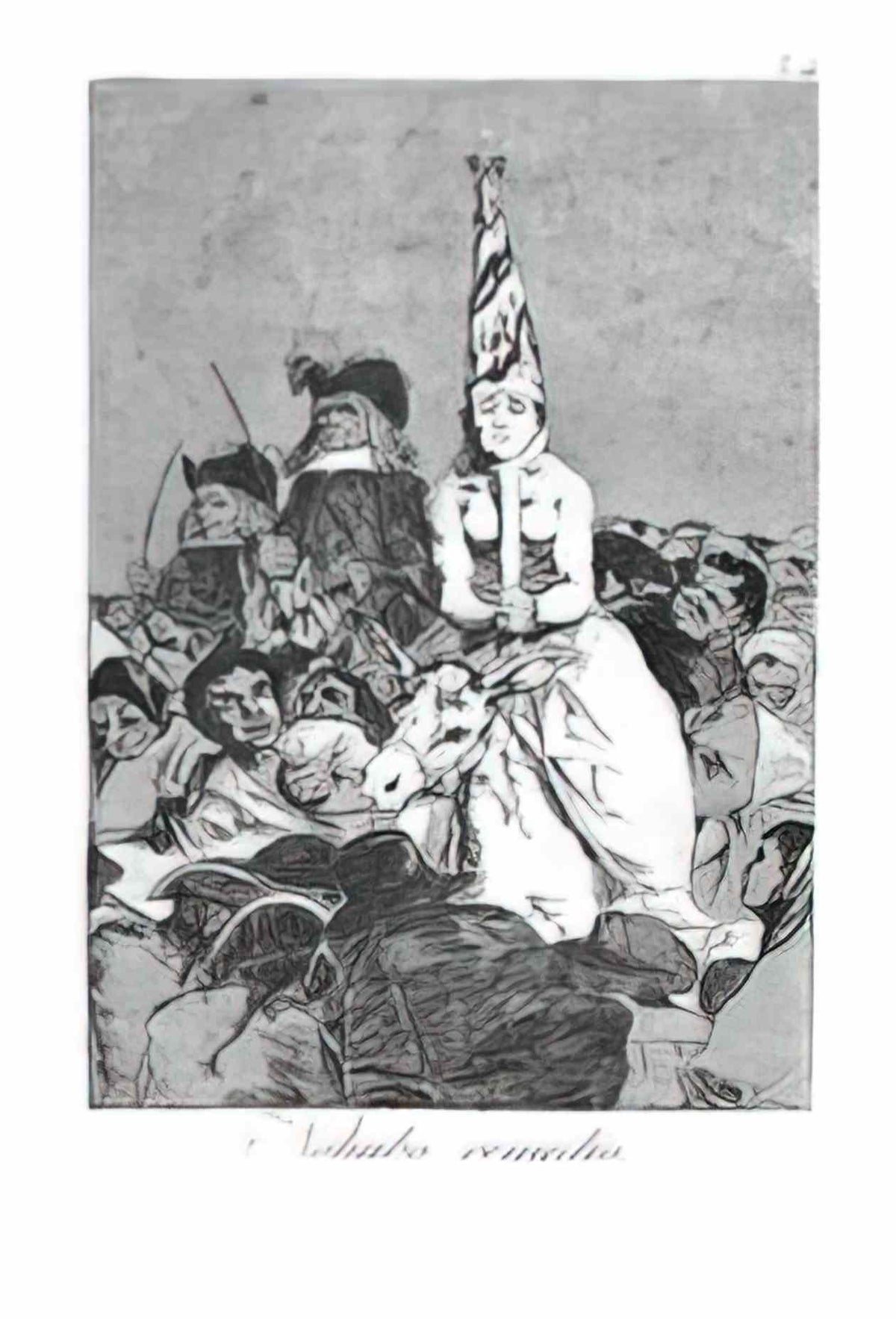 Francisco Goya nothing the event will tell 1820 Art A4 Photo Print