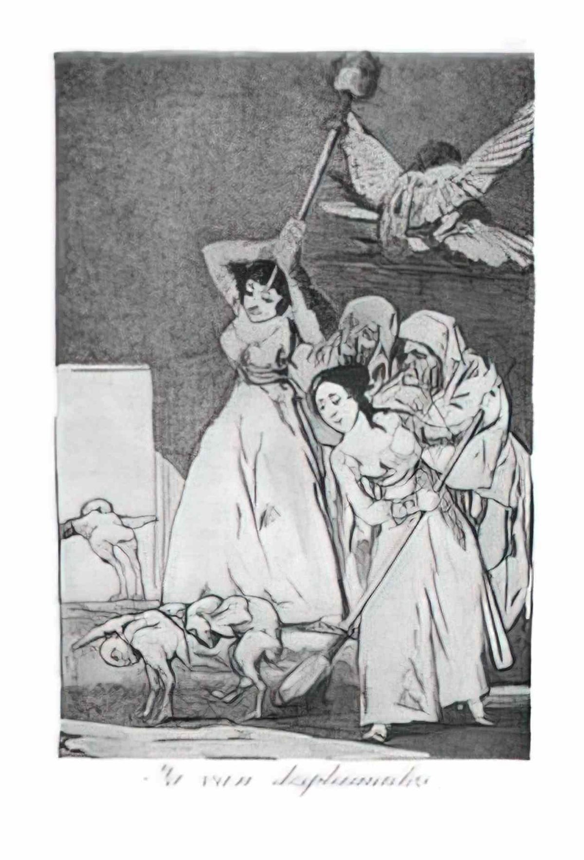 Francisco Goya now they are sitting well 1799 Art A4 Photo Print