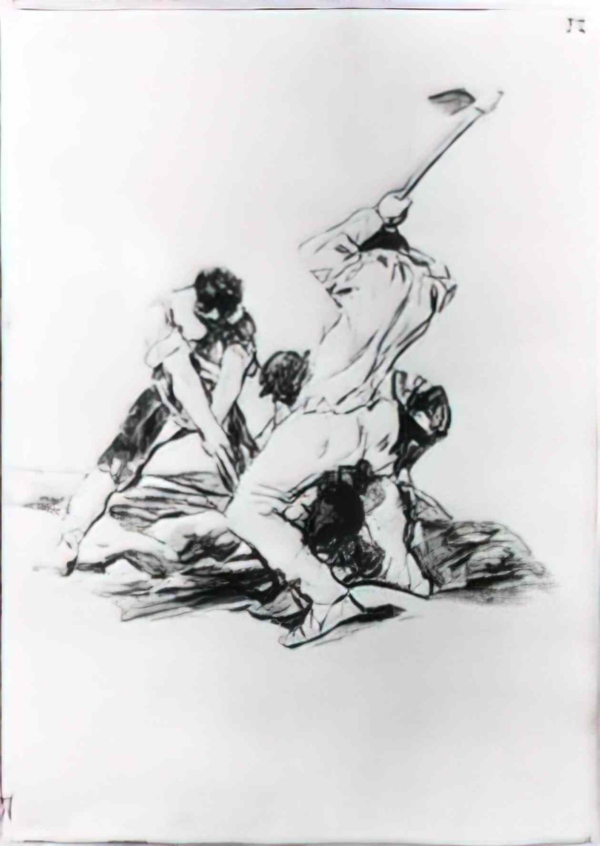 Francisco Goya picador caught by the bull 1793 Art A4 Photo Print