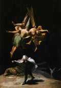 Francisco Goya witches in the air 1798 Art A4 Photo Print