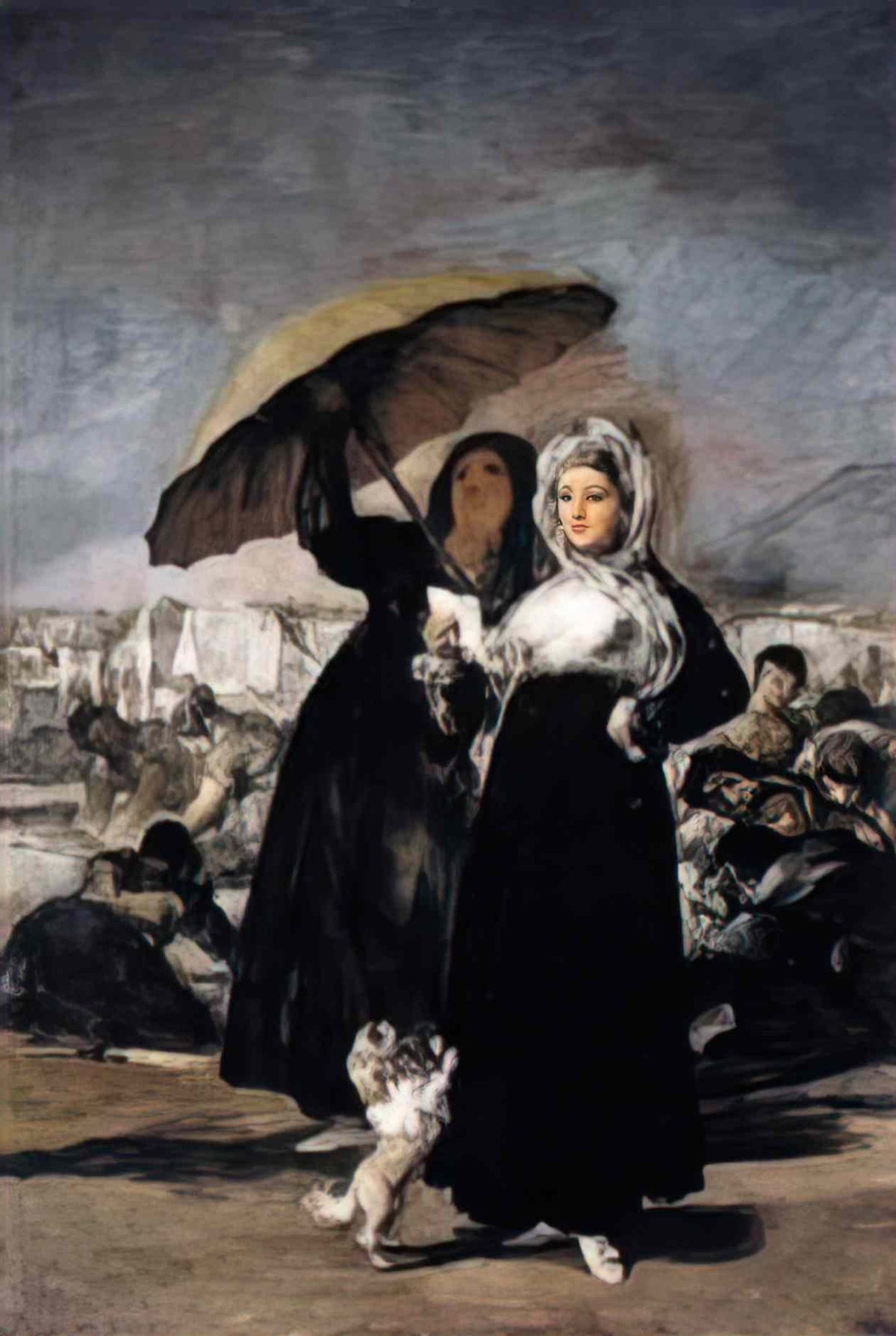 Francisco Goya young woman with a letter 1819 Art A4 Photo Print