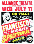 Francisco Midnite Spook Vintage Retro Advert Poster A4 Photo Print