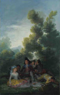 Francisco de Goya A Picnic A4 Photo Print