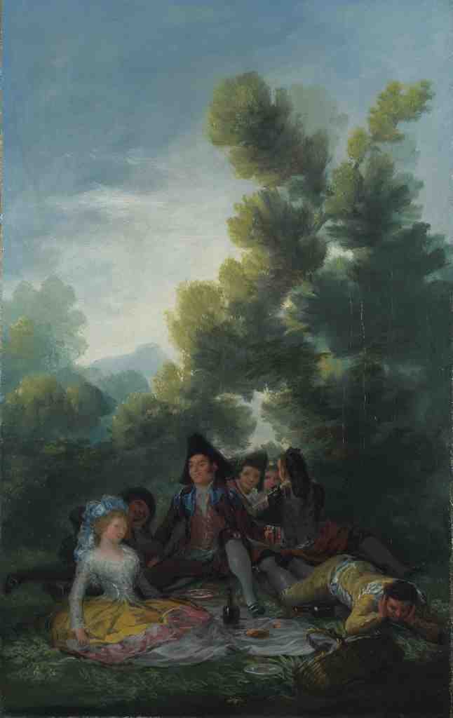 Francisco de Goya A Picnic A4 Photo Print