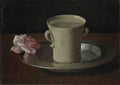 Francisco de Zurbaran A Cup of Water and a Rose A4 Photo Print