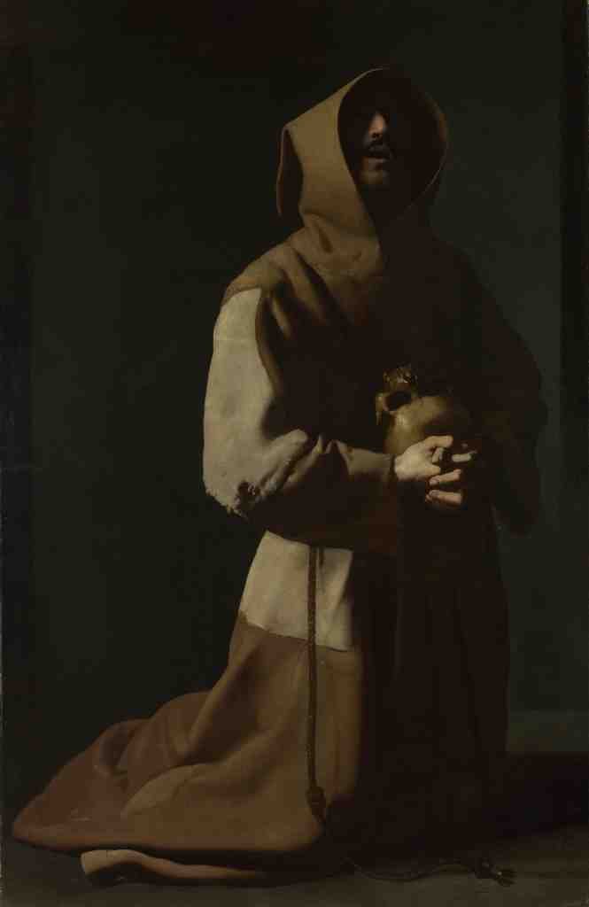 Francisco de Zurbaran Saint Francis in Meditation 1 A4 Photo Print