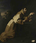 Francisco de Zurbaran Saint Francis in Meditation A4 Photo Print