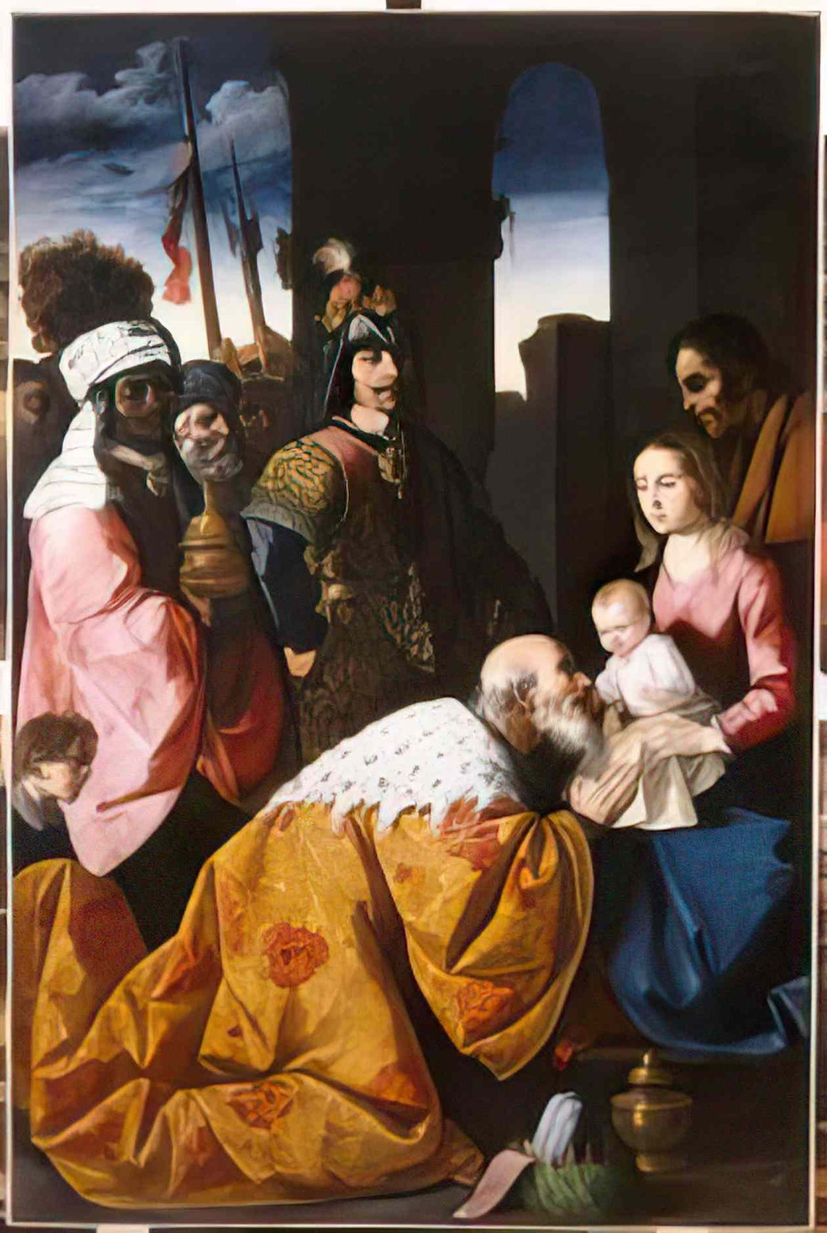 Francisco de Zurbaran adoration of the magi 1640 Art A4 Photo Print