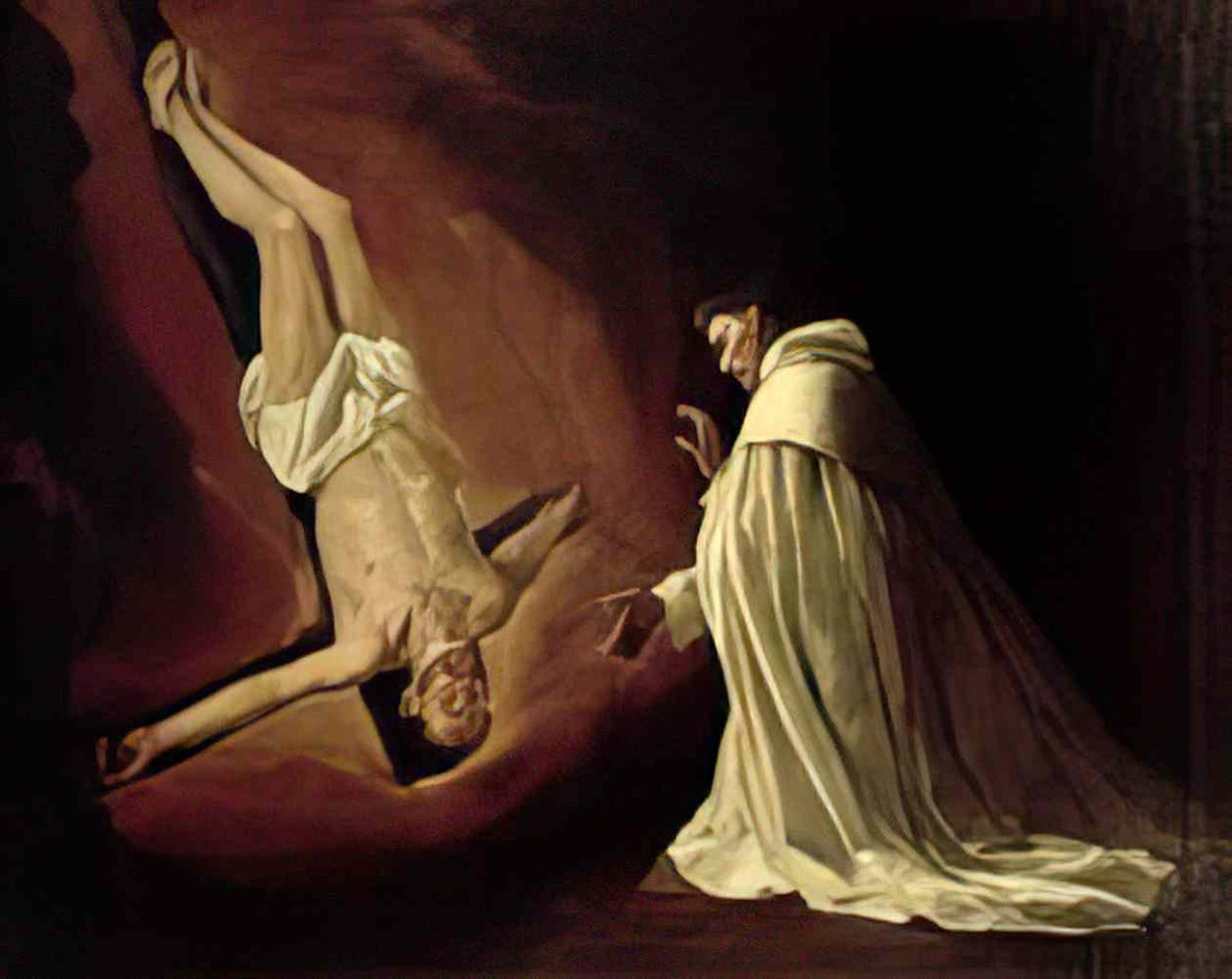 Francisco de Zurbaran appearance of st peter to st peter nolasco 1 Art A4 Photo Print