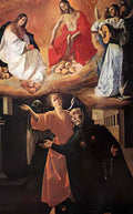 Francisco de Zurbaran vision of blessed alonso rodriguez 1633 Art A4 Photo Print