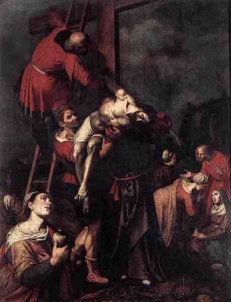 Francken Ambrosius Descent From The Cross A4 Photo Print