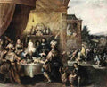 Francken Frans Ii Feast Of Esther A4 Photo Print