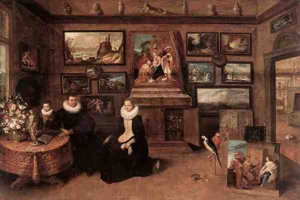 Francken Frans Ii Sebastiaan Leerse In His Gallery A4 Photo Print
