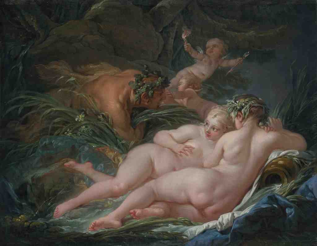 Francois Boucher Pan and Syrinx A4 Photo Print