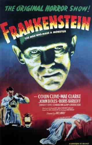  Frankenstein 04 film star poster A4 Photo Print
