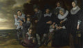 Frans Hals A Family Group in a Landscape A4 Photo Print