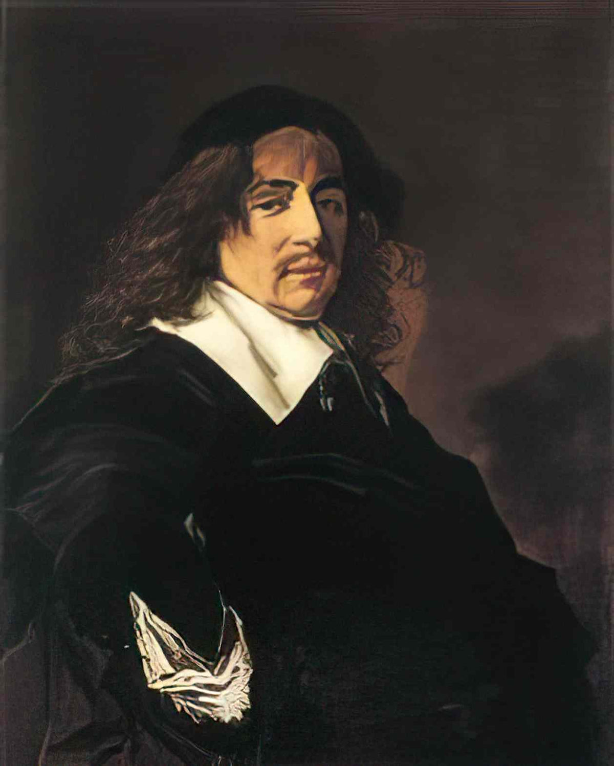 Frans Hals portrait of a man 1653 Art A4 Photo Print