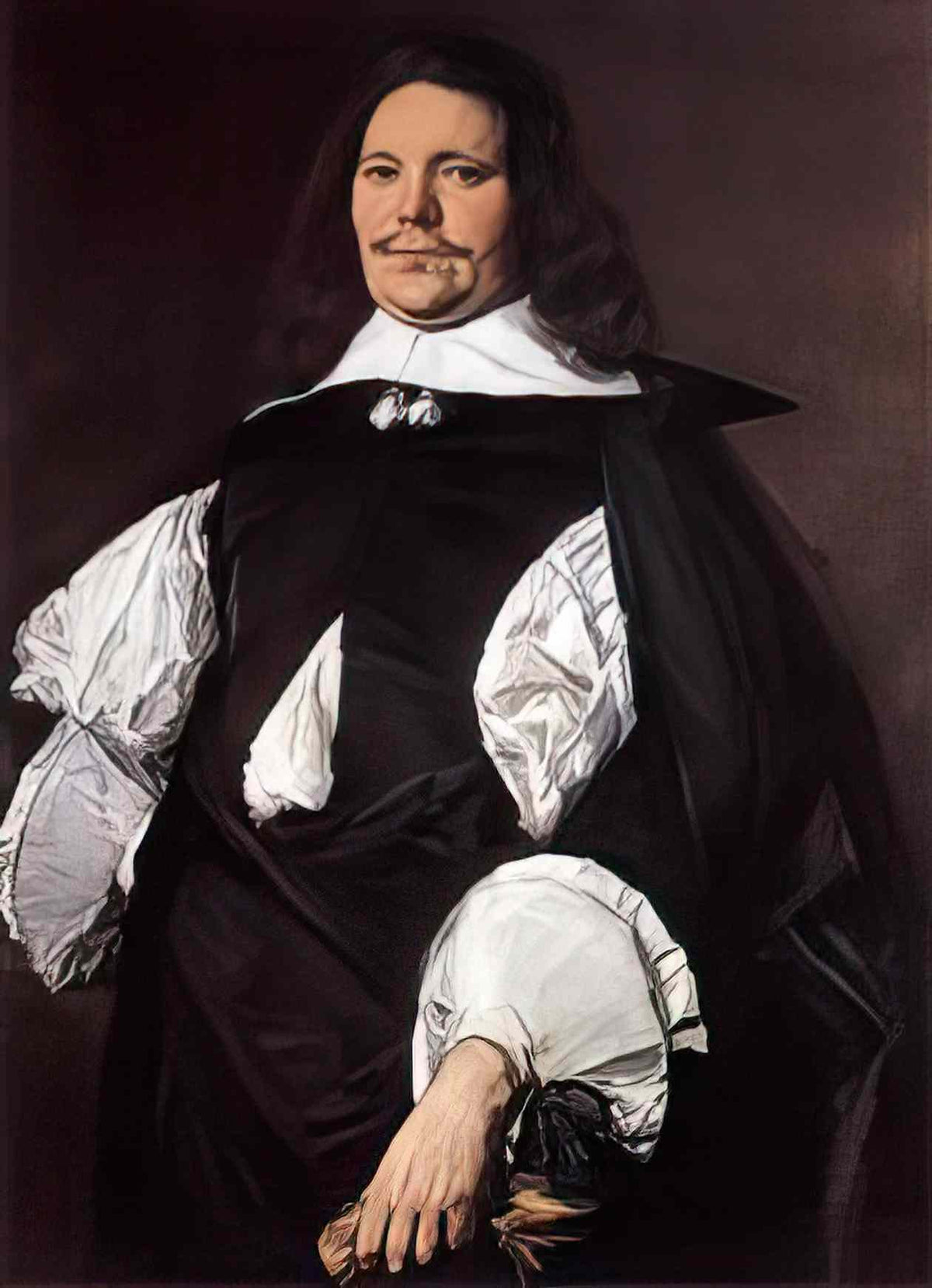 Frans Hals portrait of a man 4 Art A4 Photo Print