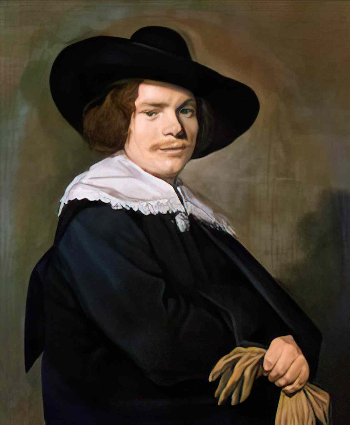 Frans Hals portrait of a young man Art A4 Photo Print