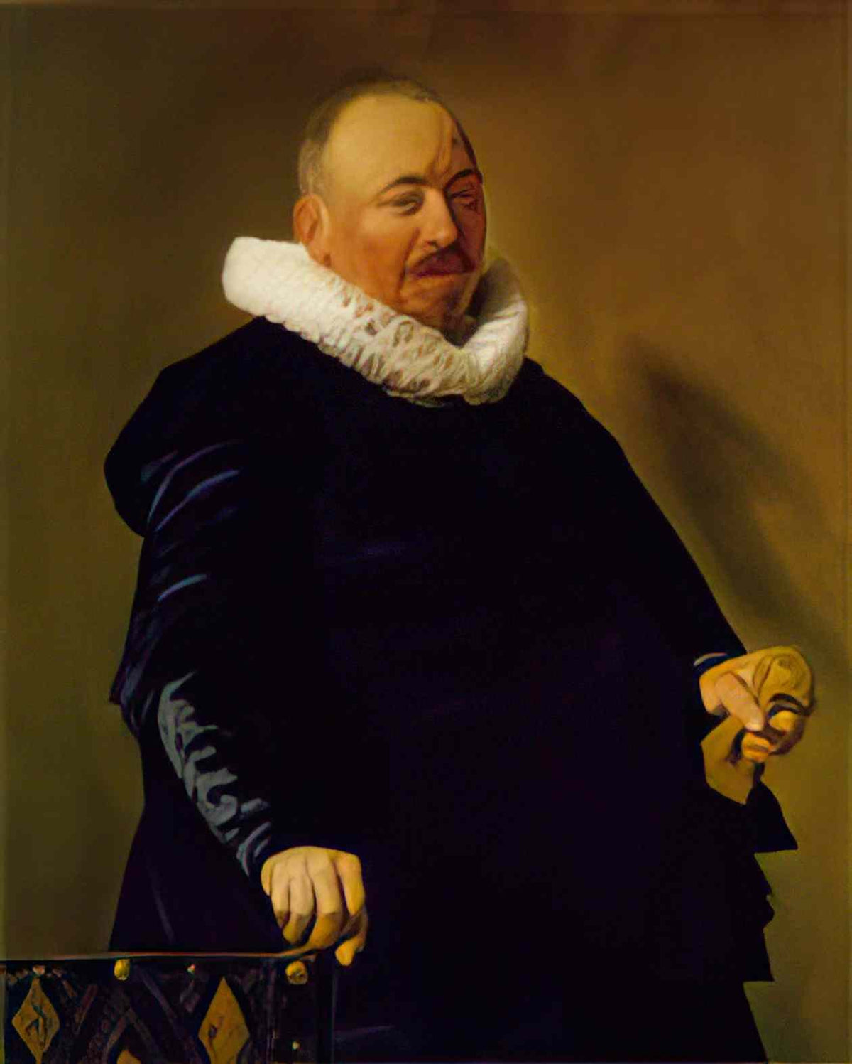 Frans Hals portrait of an elderly man Art A4 Photo Print