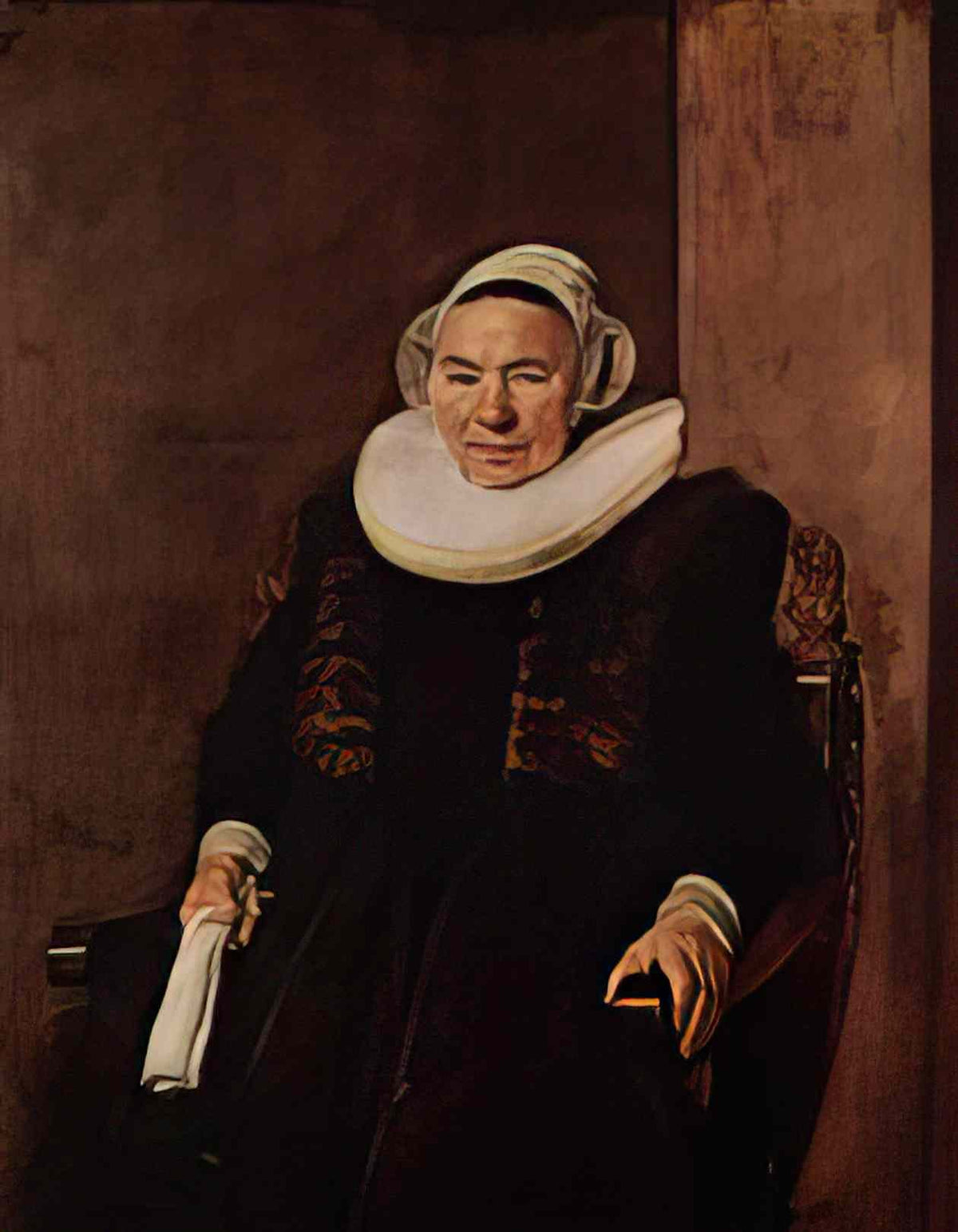 Frans Hals portrait of an unknown woman 1643 Art A4 Photo Print