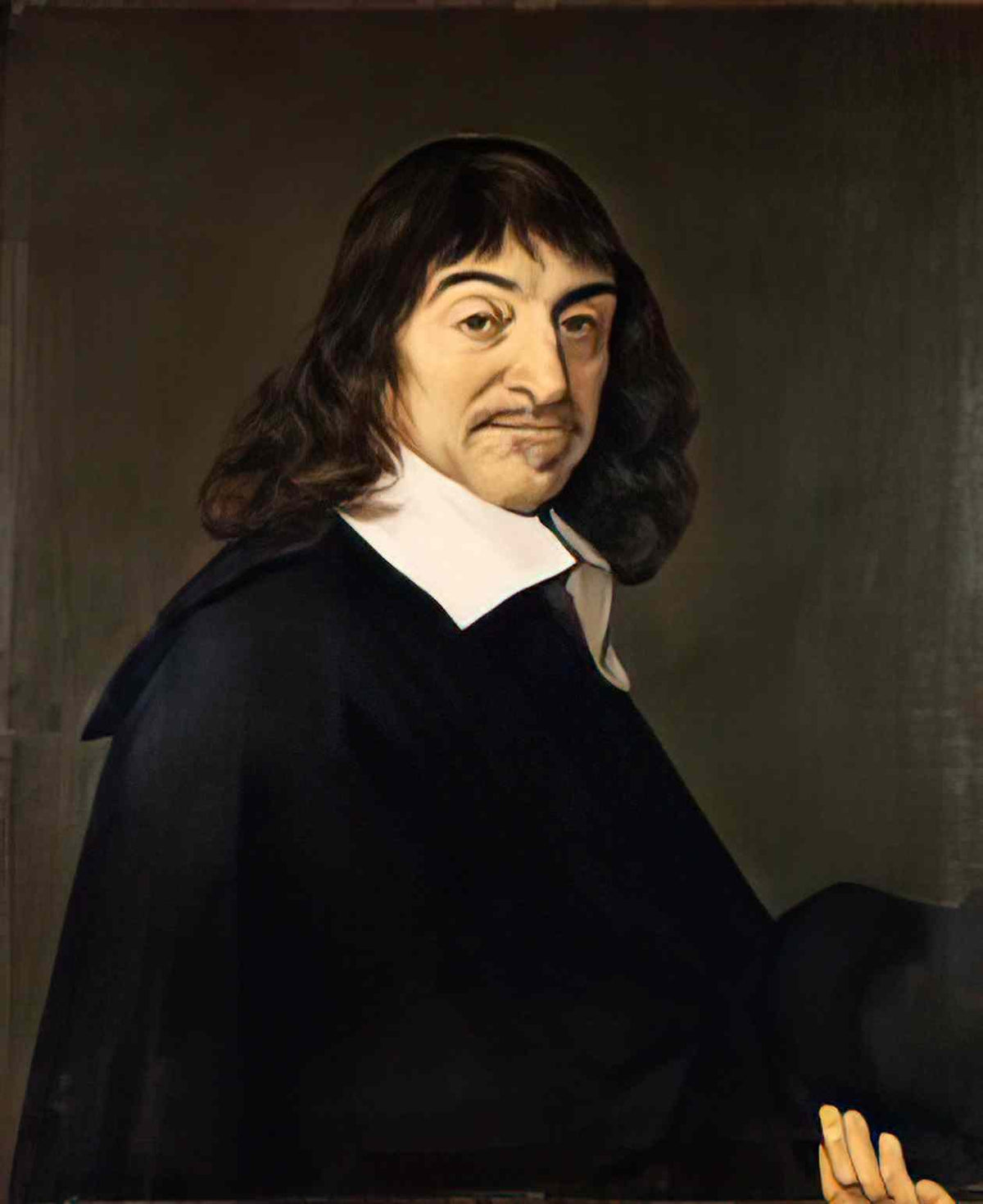 Frans Hals portrait of rene descartes1 Art A4 Photo Print