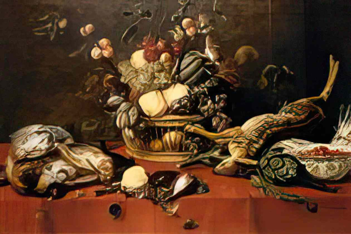 Frans Hals fruit and vegetable seller 1630 Art A4 Photo Print