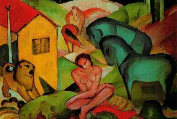 Franz Marc 4 A4 Photo Print